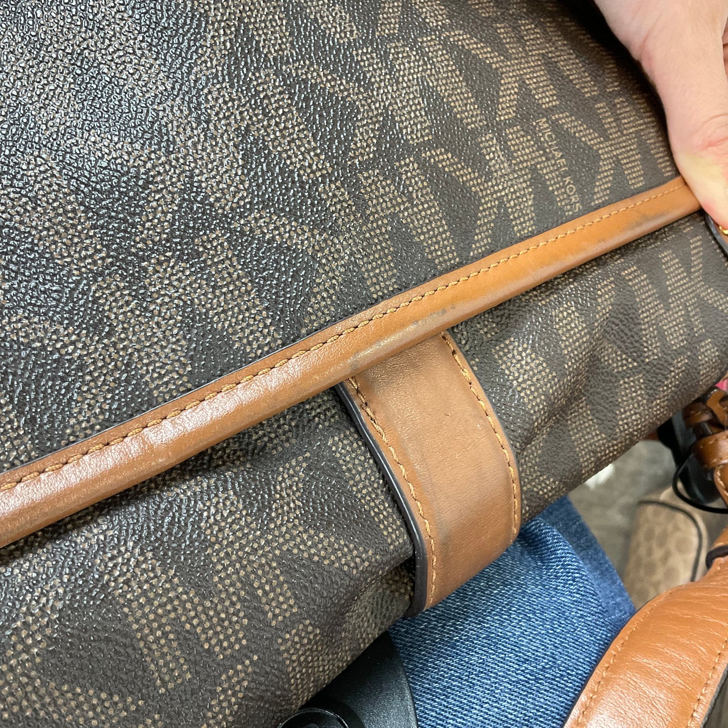 Crossbody Designer By Michael Kors, Size: Medium