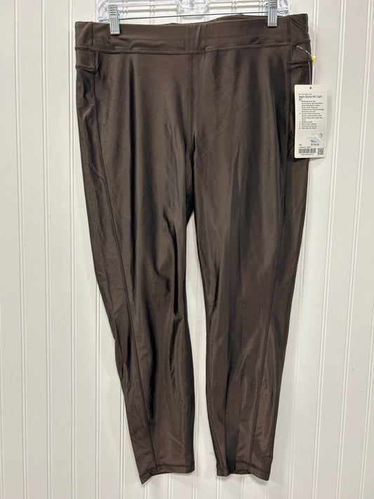 Athletic Leggings By Lululemon In Brown, Size:14