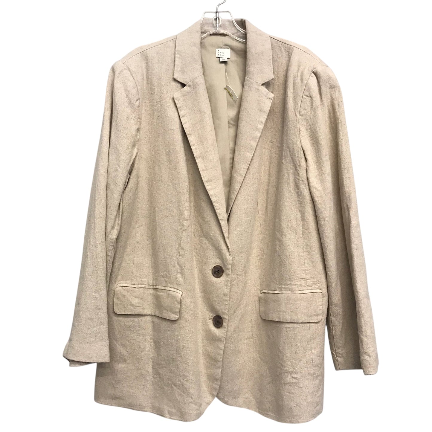 Blazer By A New Day In Tan, Size:Xl