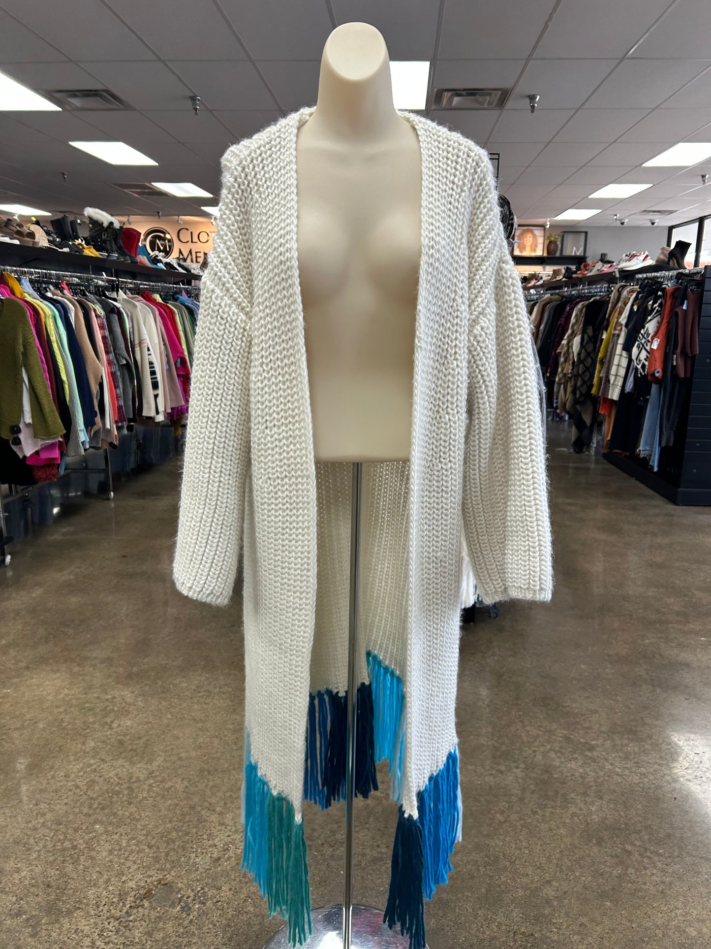 Cardigan By Anthropologie In White, Size:Osfm