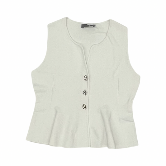 Vest Other By Zara In Cream, Size:L