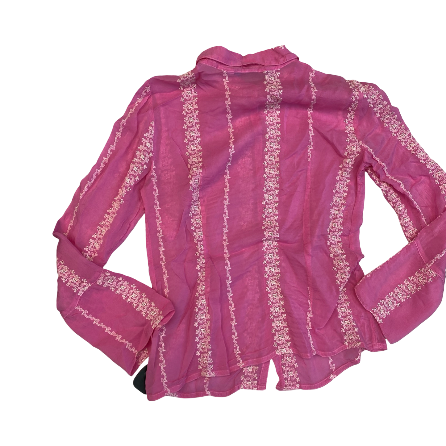 Top Ls Designer By Johnny Was In Pink & Tan, Size:S