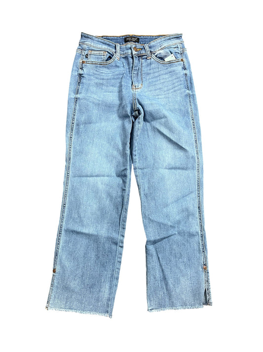 Jeans Straight By Judy Blue In Blue Denim, Size:6