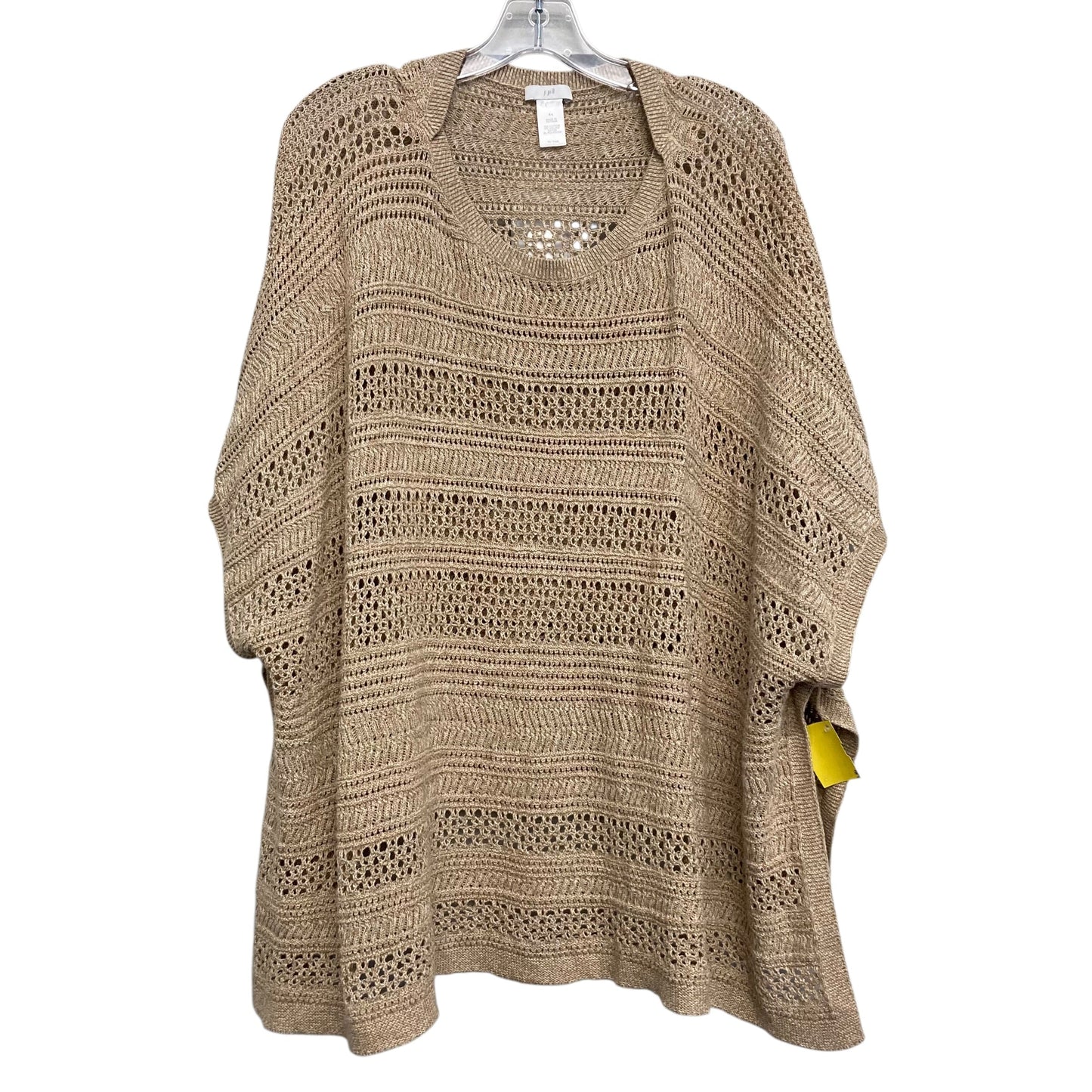 Sweater Ss By J. Jill In Taupe, Size:M
