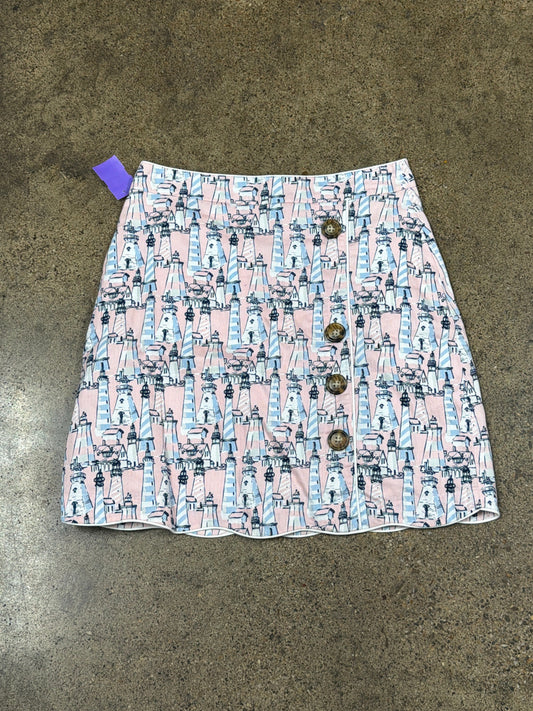 Skirt Mini & Short By Lauren James In Blue & Pink, Size:M