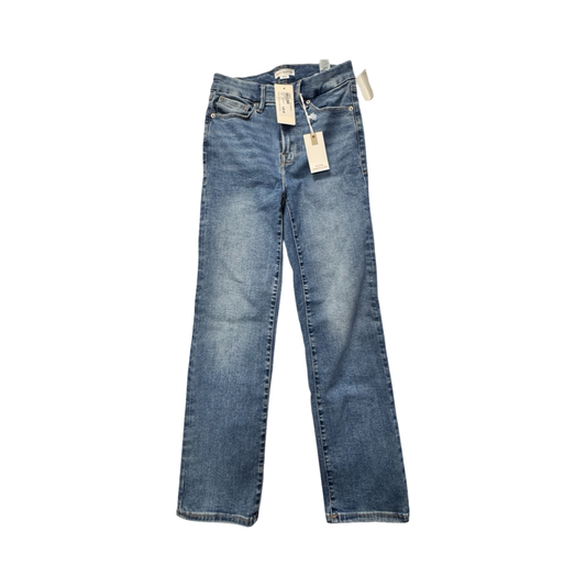 Jeans Straight By Good American In Blue Denim, Size:0-4