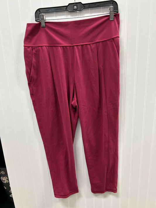 Athletic Pants By Athleta In Red, Size:L