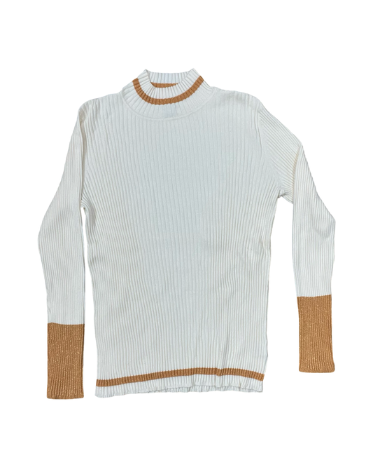 Sweater By Nine West In Cream, Size:Xl