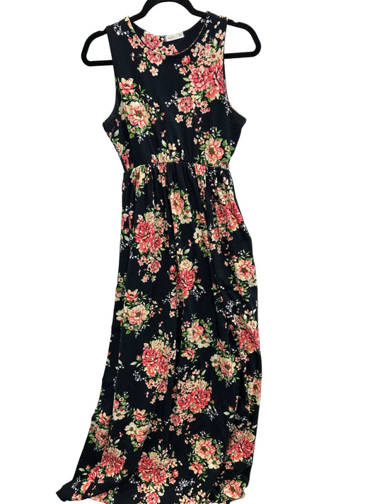 Dress Casual Maxi By Clothes Mentor In Floral Print, Size:L