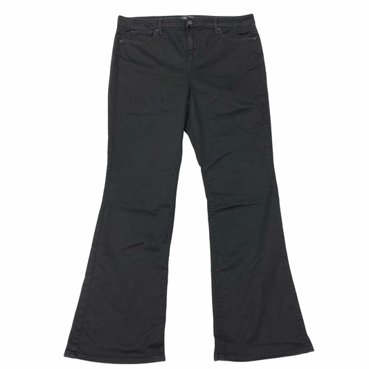 Jeans Boot Cut By Not Your Daughters Jeans In Black Denim, Size:6