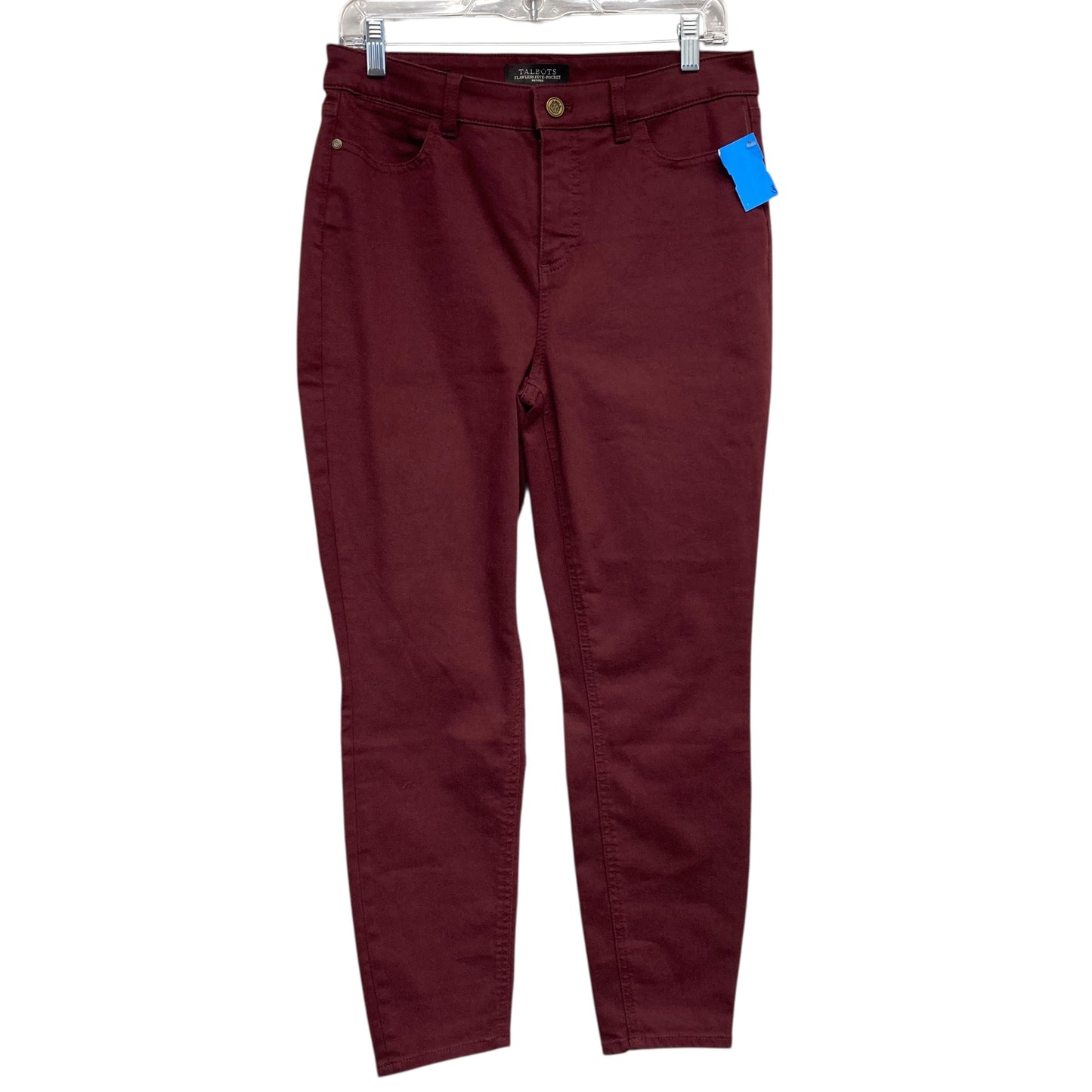 Pants Chinos & Khakis By Talbots In Maroon, Size:10P