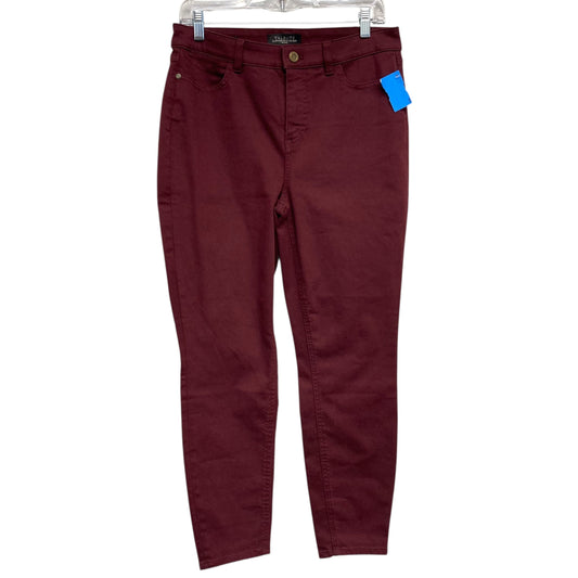 Pants Chinos & Khakis By Talbots In Maroon, Size:10P