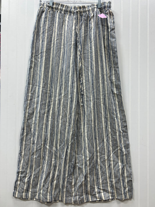 Pants Linen By Cmc In Blue & White, Size:2X