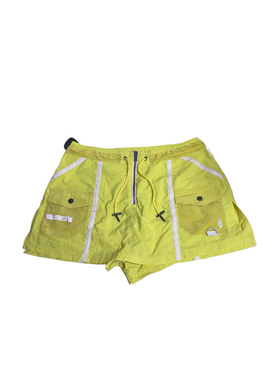 Athletic Skort By Free People In Chartreuse, Size:L