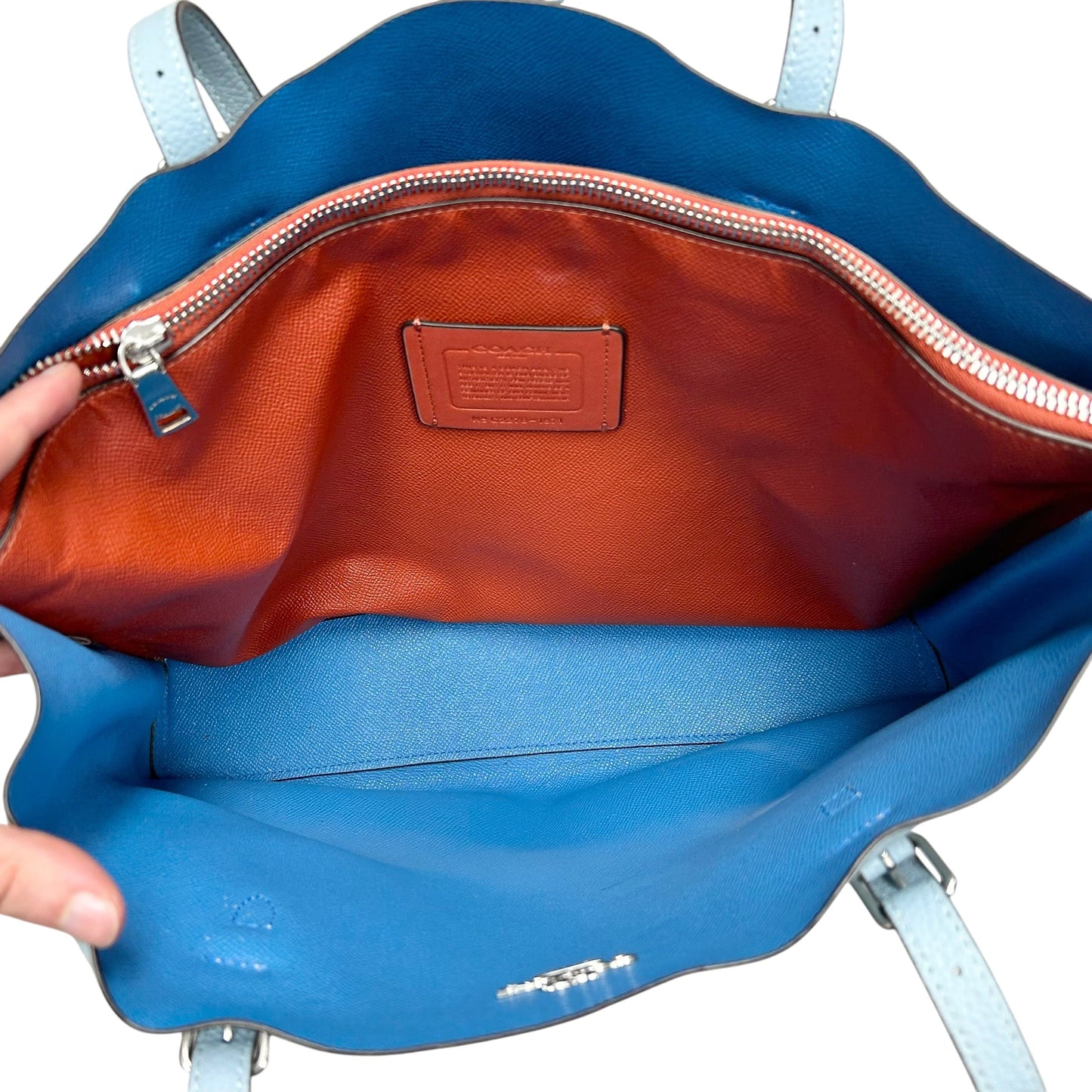Tote Designer By Coach, Size: Medium