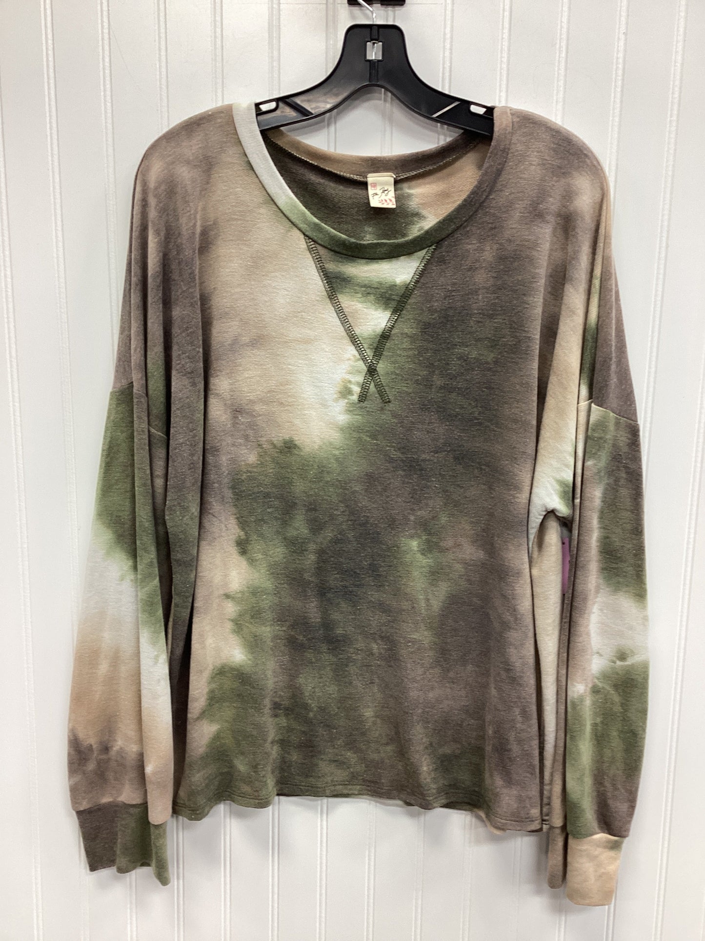 Top Ls By 7Th Ray In Green, Size:Xl
