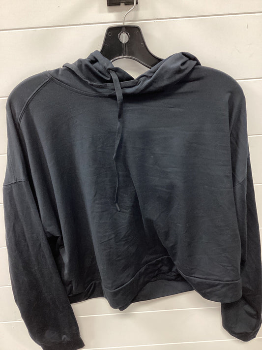 Athletic Top Ls Hoodie By All In Favor In Black, Size:1X