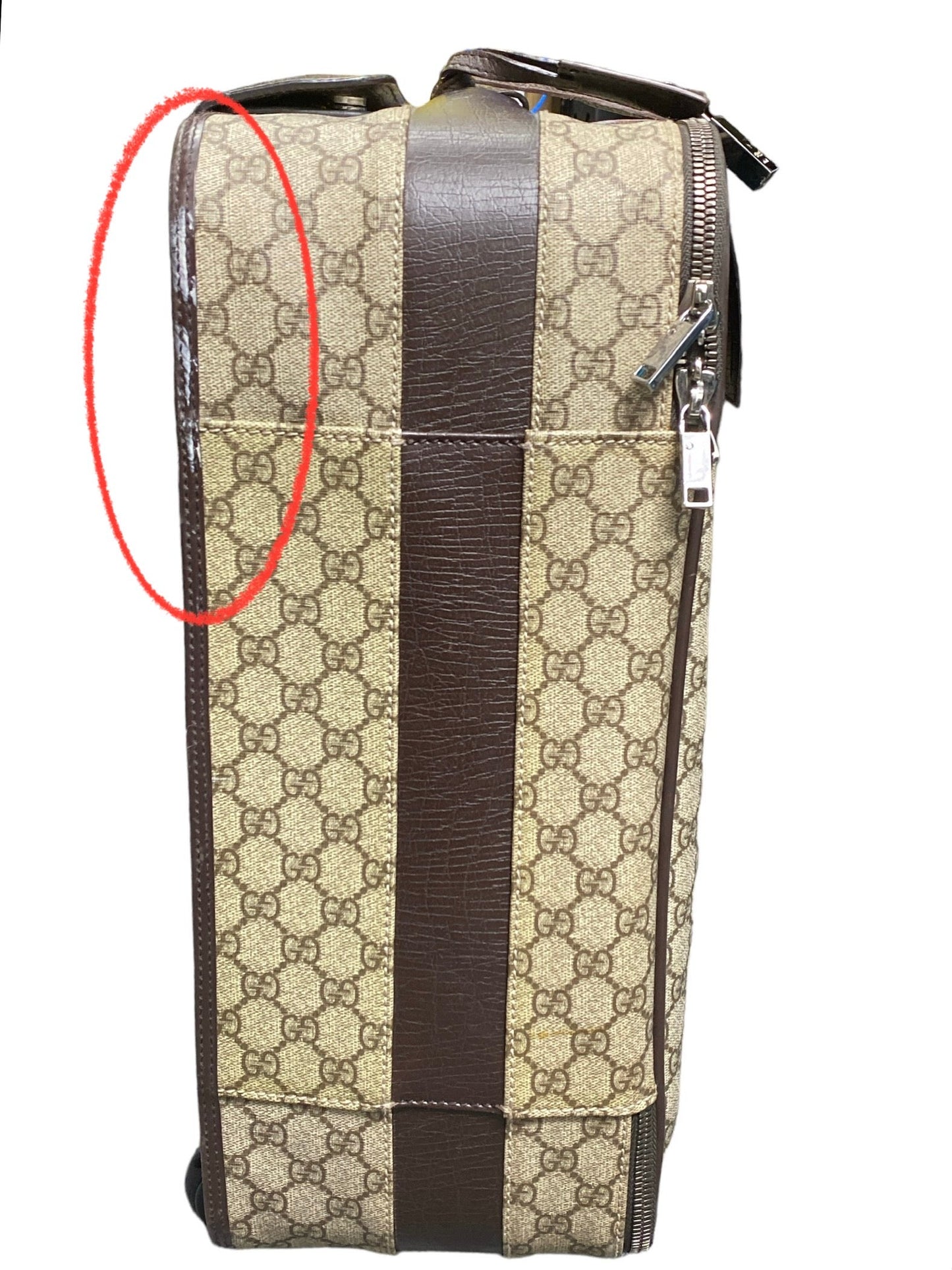 Luggage Luxury Designer By Gucci  Size: Medium