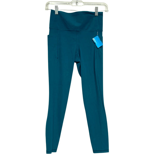 Athletic Leggings By Athleta In Teal, Size:Xs