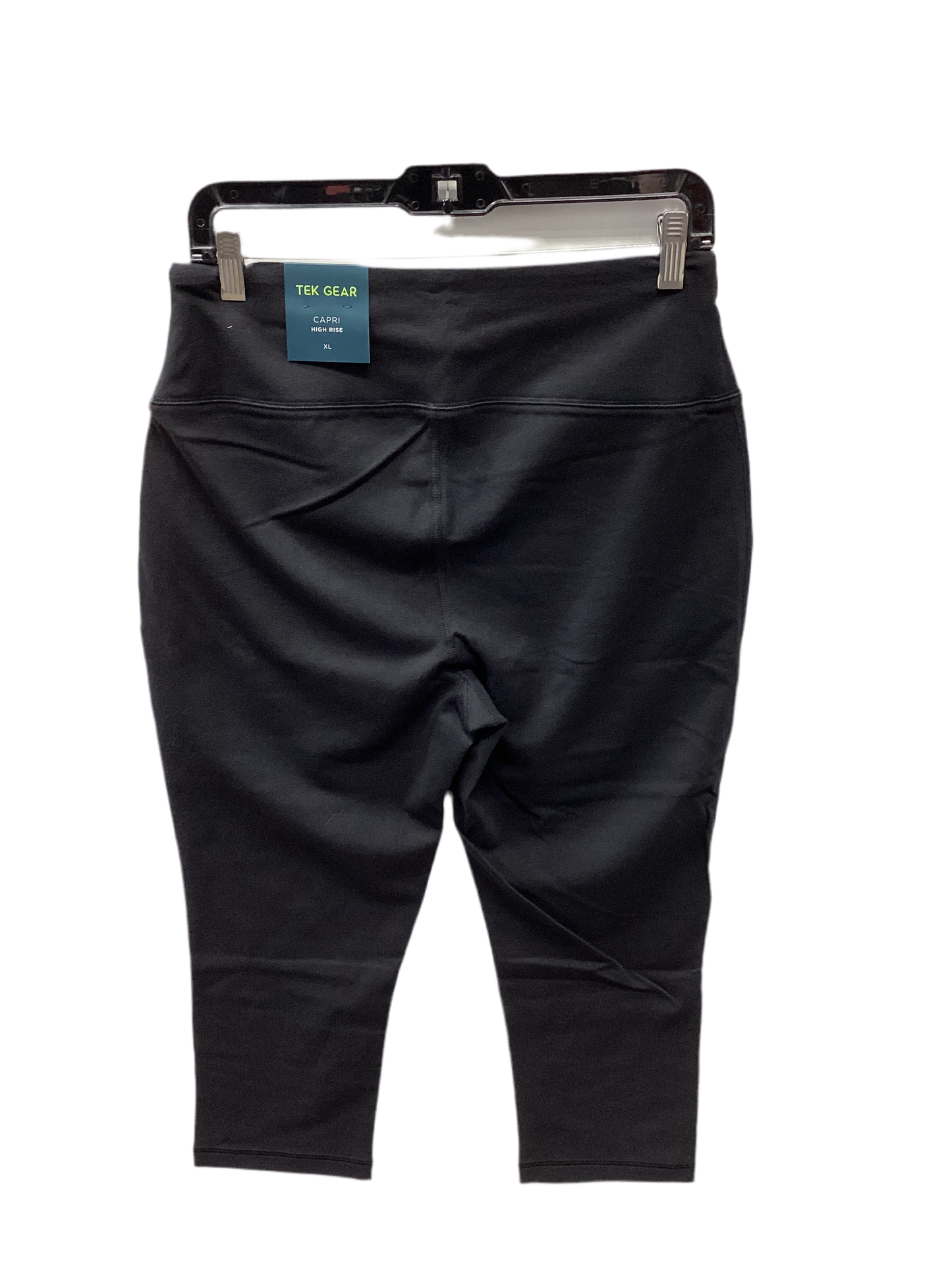 Athletic Leggings Capris By Tek Gear In Black, Size:Xl
