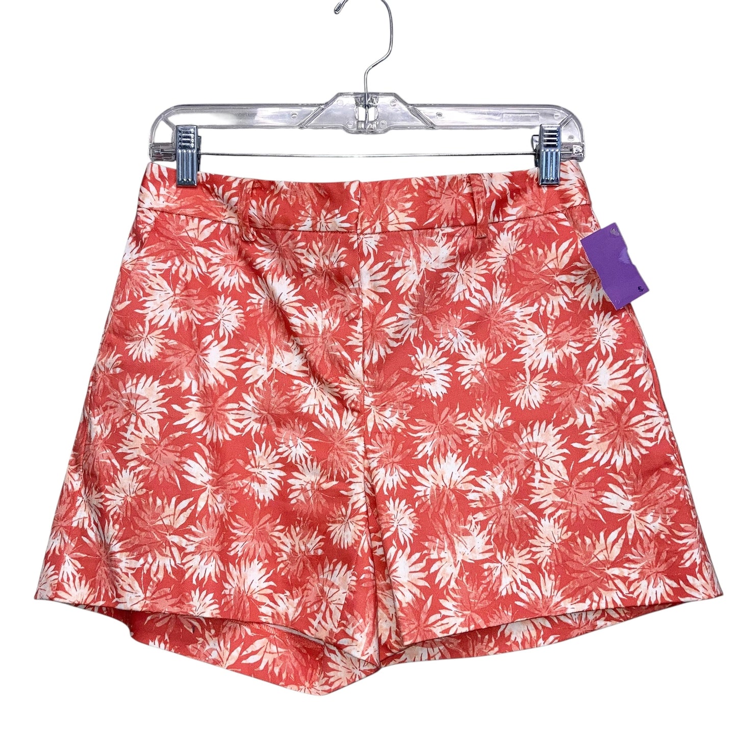 Shorts By Michael By Michael Kors In Coral, Size:2