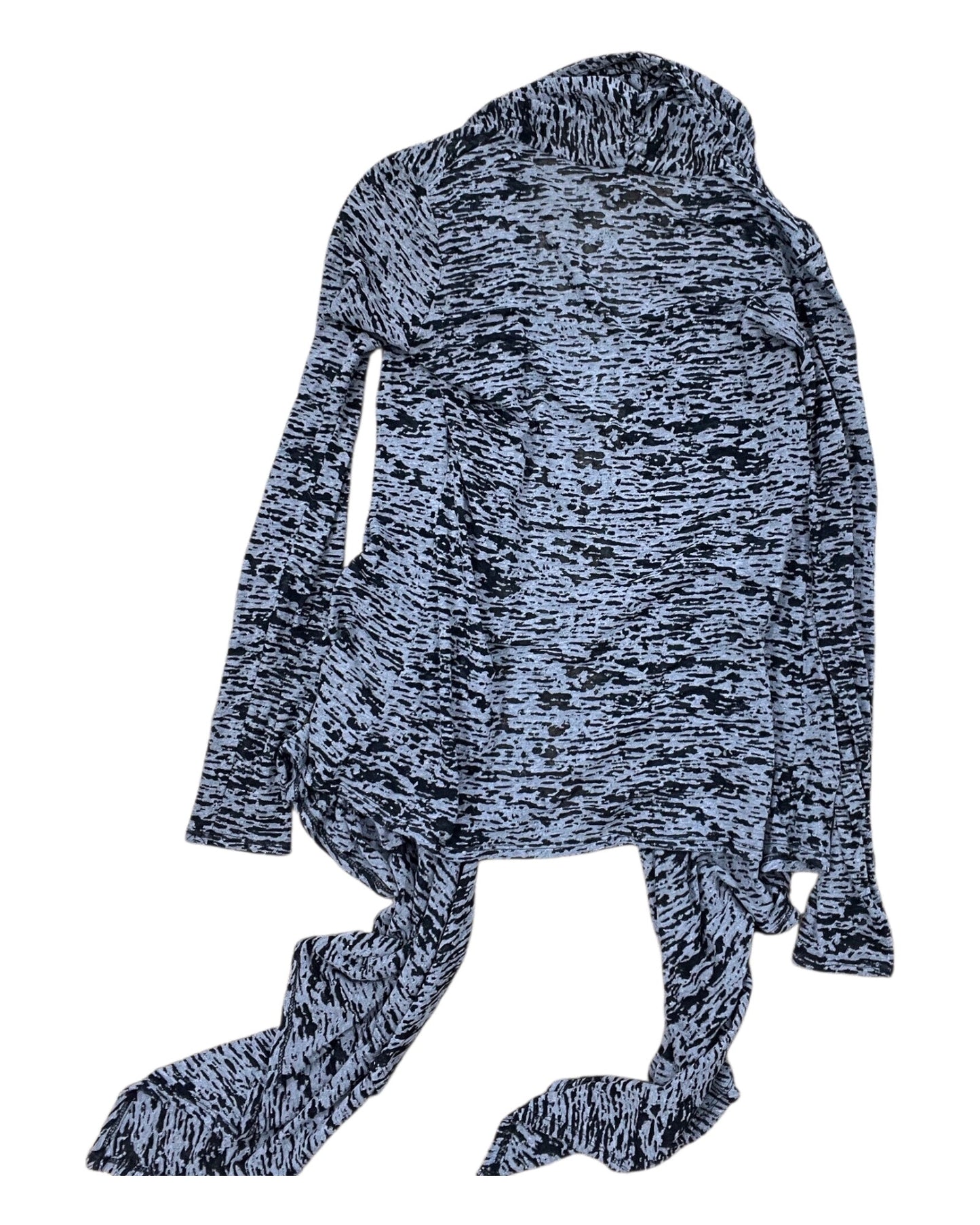 Cardigan By Soybu In Black & Grey, Size:Xs