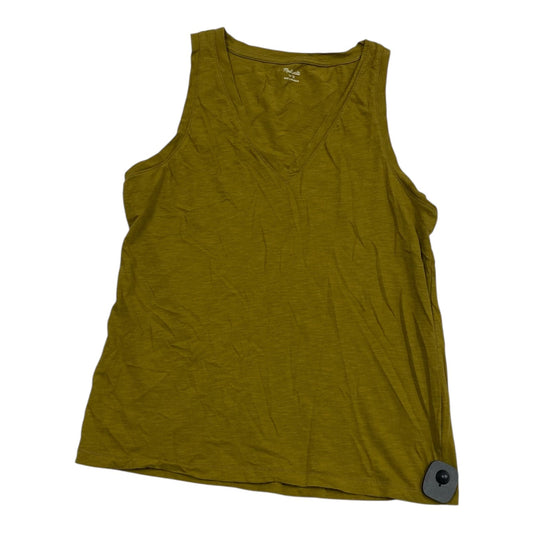 Top Sleeveless Basic By Madewell In Green, Size:M