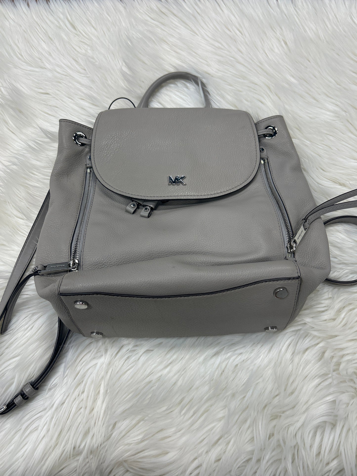 Handbag Designer By Michael Kors In Grey, Size:Large