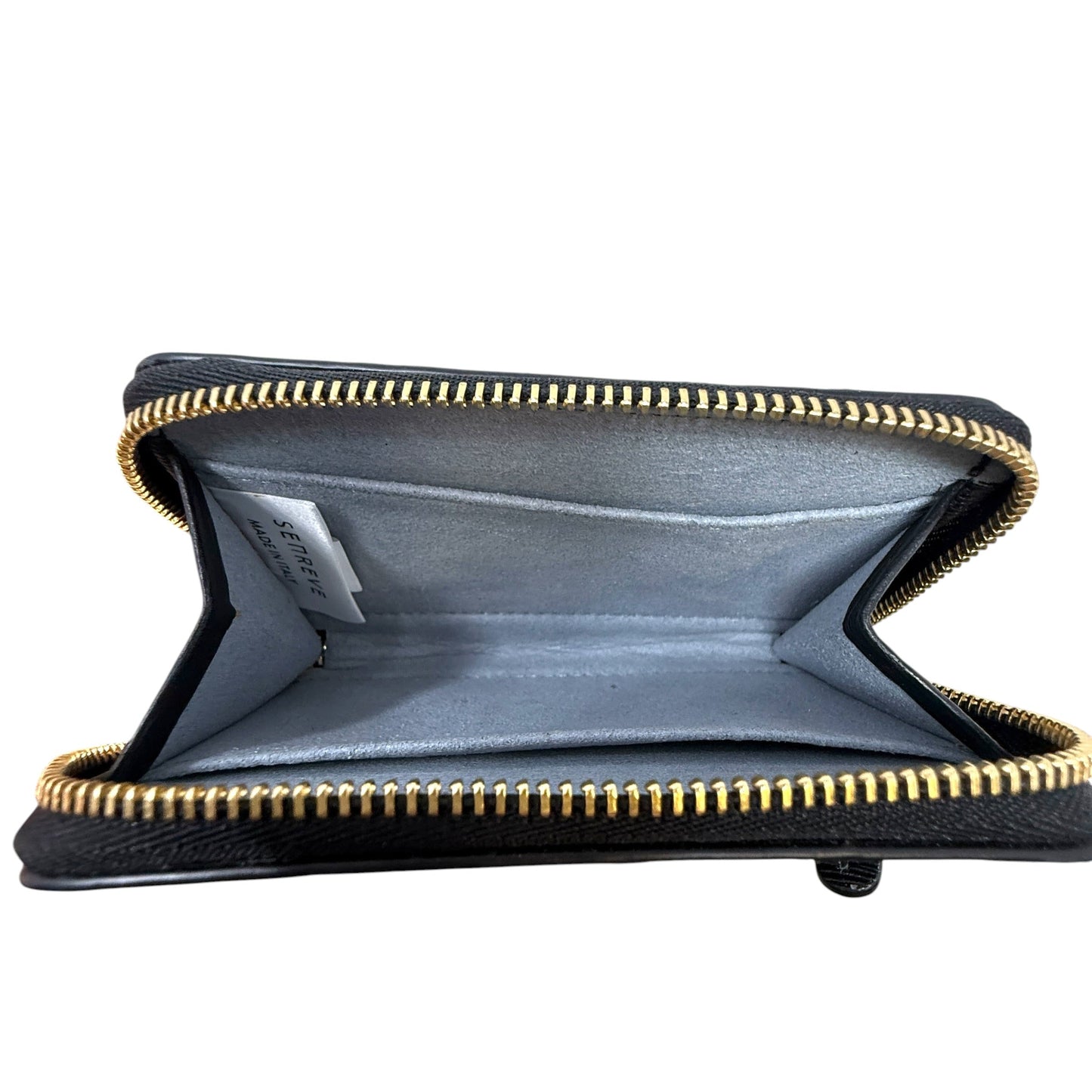 Textured Leather Zip Card Wallet By Senreve, Size: Small