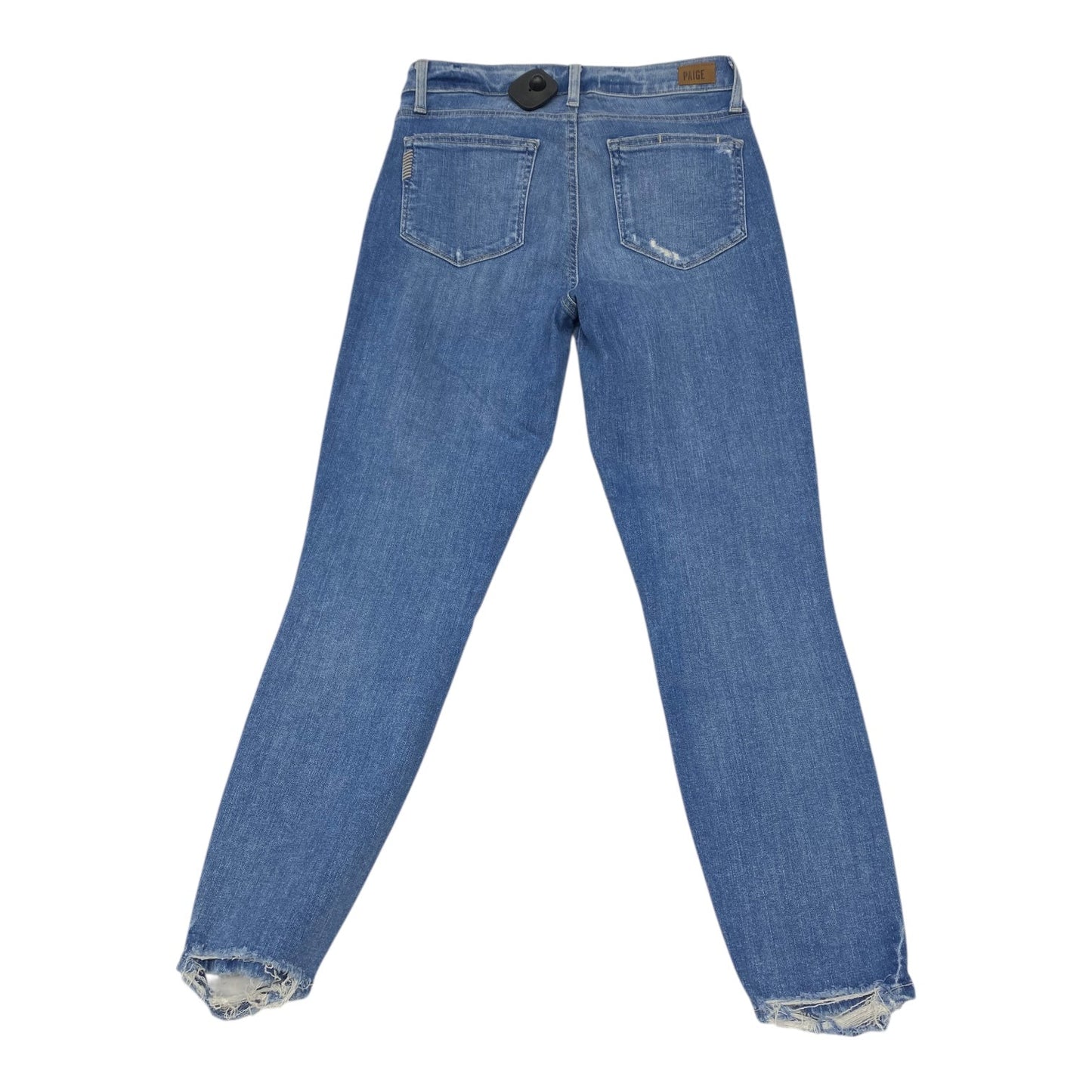 Jeans Skinny By Paige In Blue Denim, Size:4