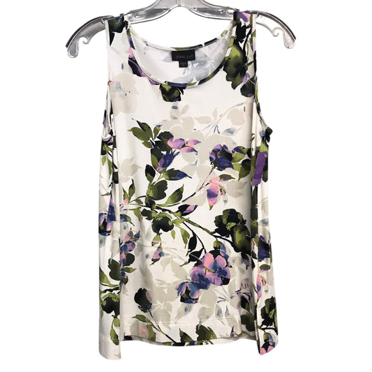 Top Sleeveless By J. Jill In Floral Print, Size:Xs