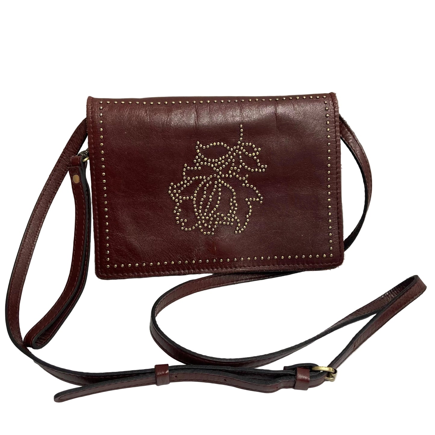 Crossbody Designer By Patricia Nash In Brown, Size:Medium