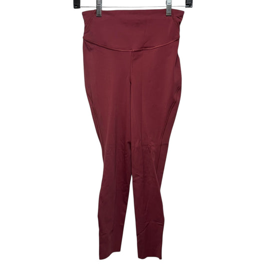 Athletic Leggings By Lululemon In Red, Size: 6