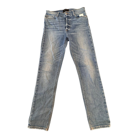 Jeans Straight By Black Orchid In Blue Denim, Size:4