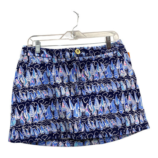 Skort Designer By Lilly Pulitzer In Blue, Size:S
