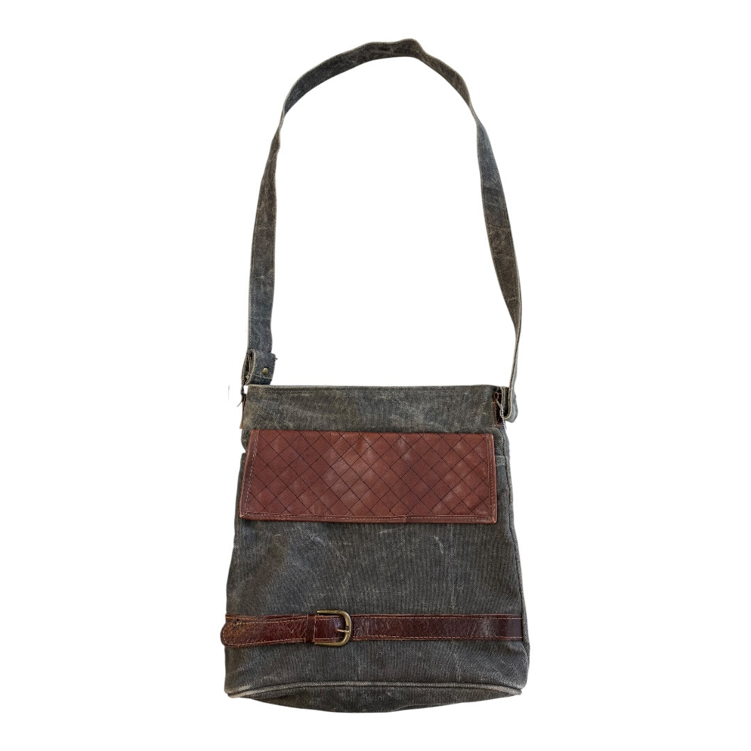 Handbag By Myra In Grey, Size:Large