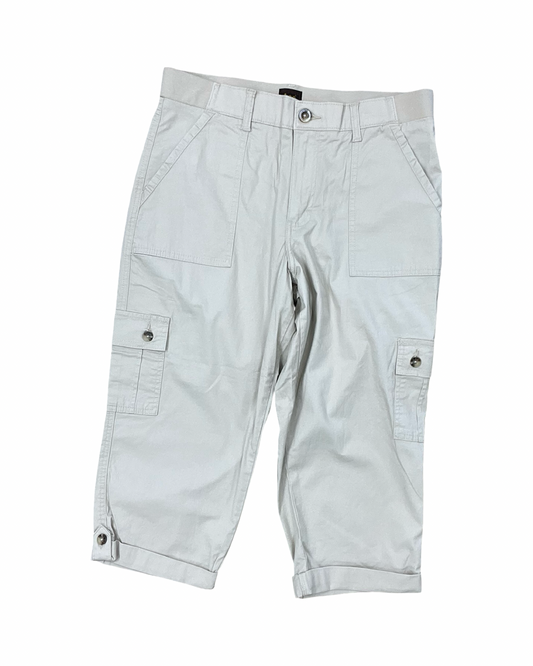 Pants Cropped By Lee In Tan, Size:12