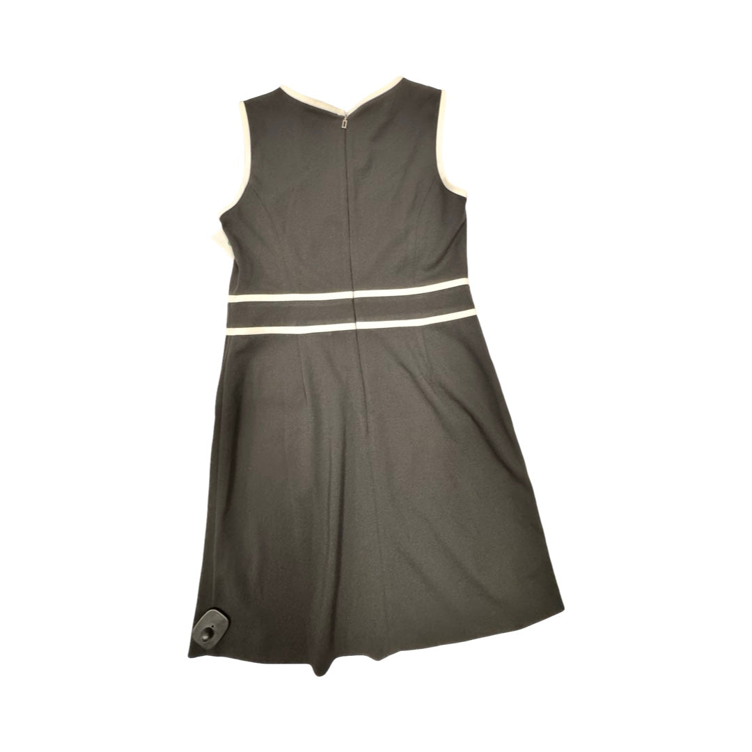 Dress Designer By Karl Lagerfeld In Black & White, Size:8
