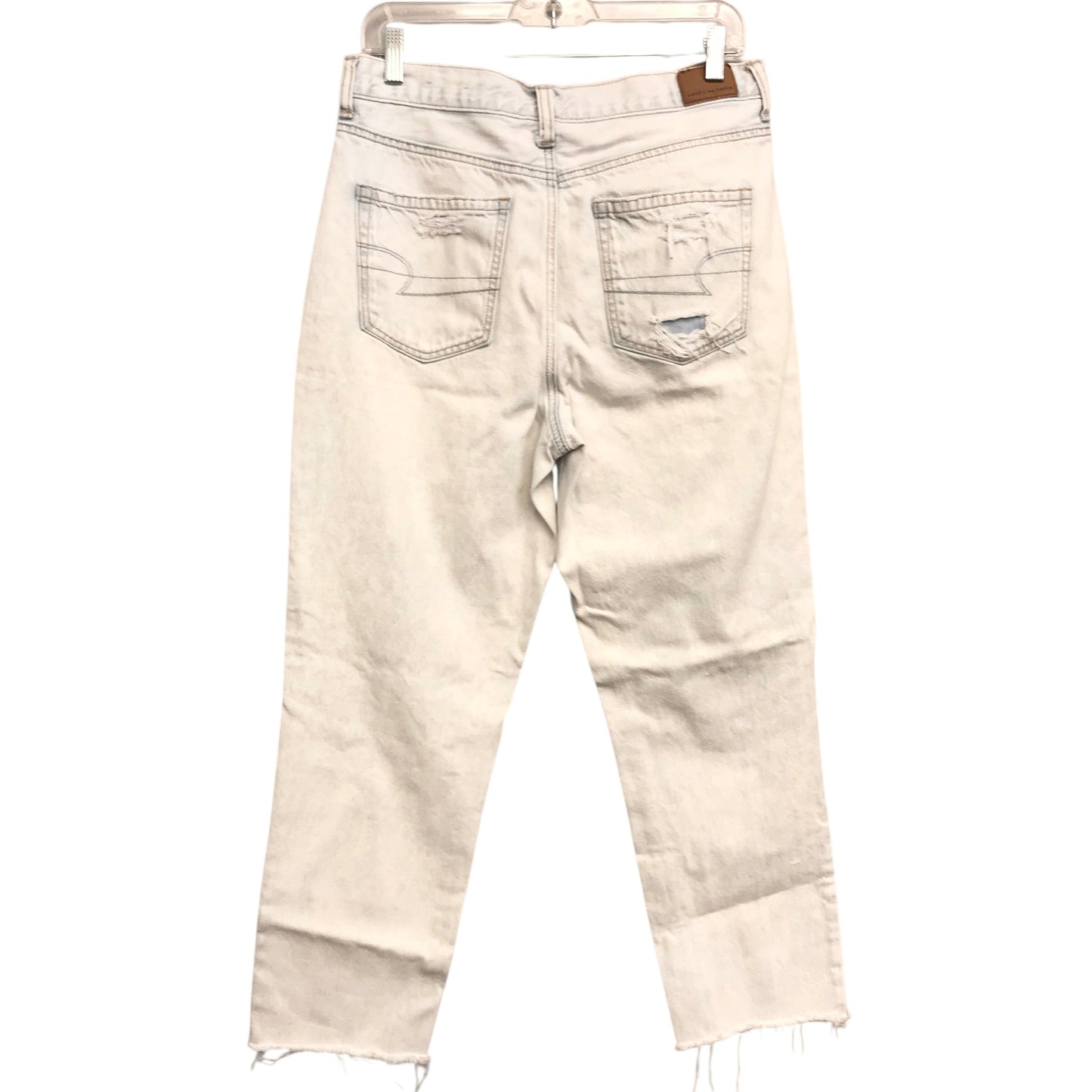 Jeans Boyfriend By American Eagle In Blue Denim, Size:8