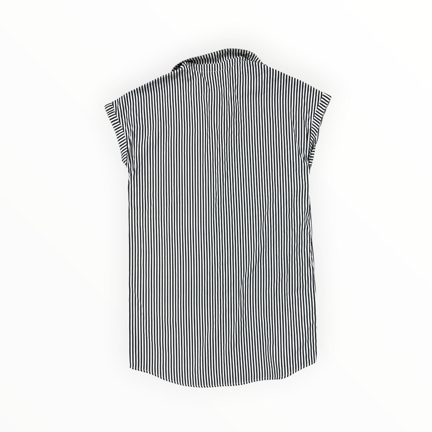 Dress Casual Midi By Clothes Mentor In Grey & White, Size:M
