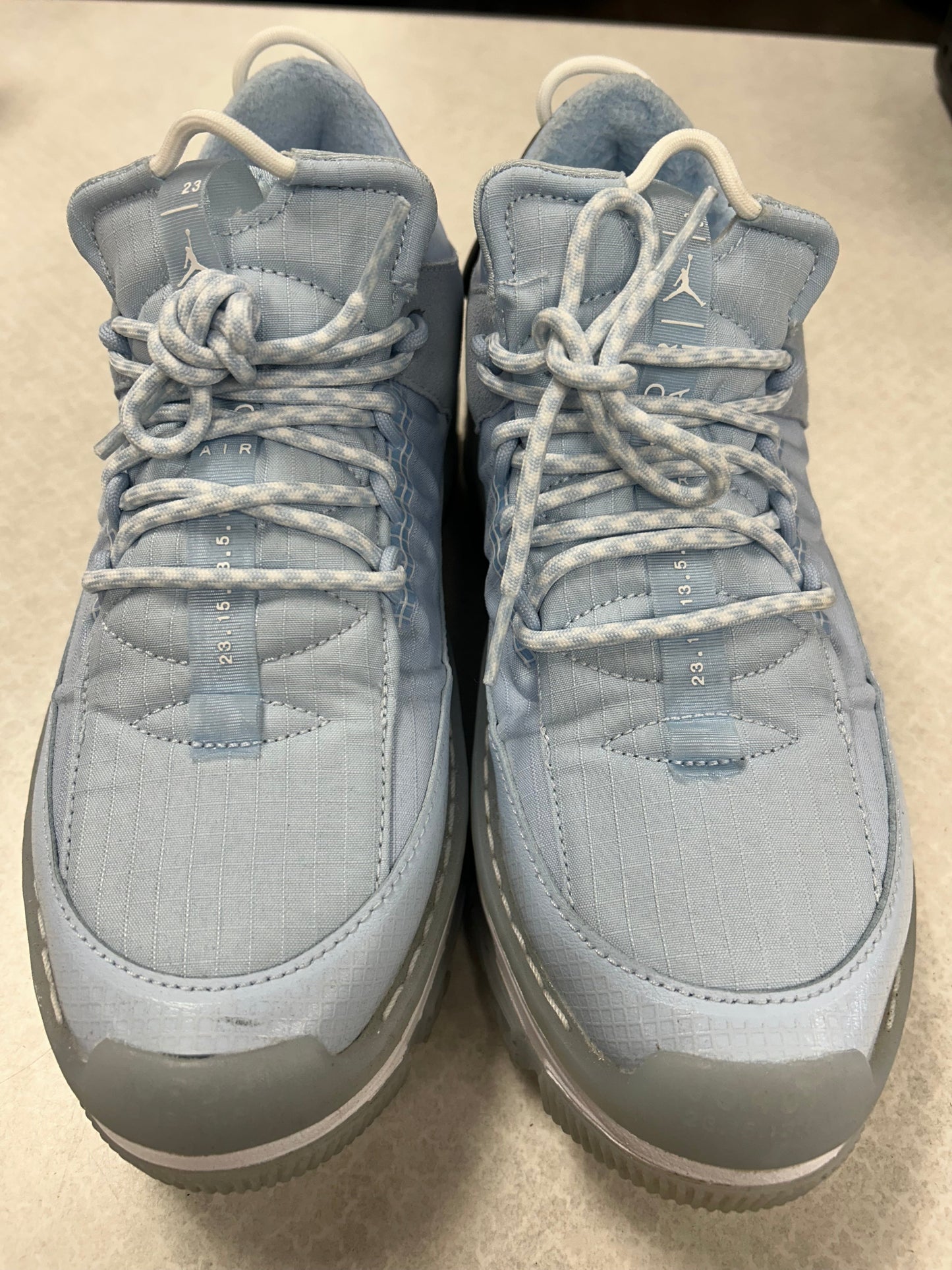 Shoes Luxury Designer By Jordan In Blue, Size:7.5