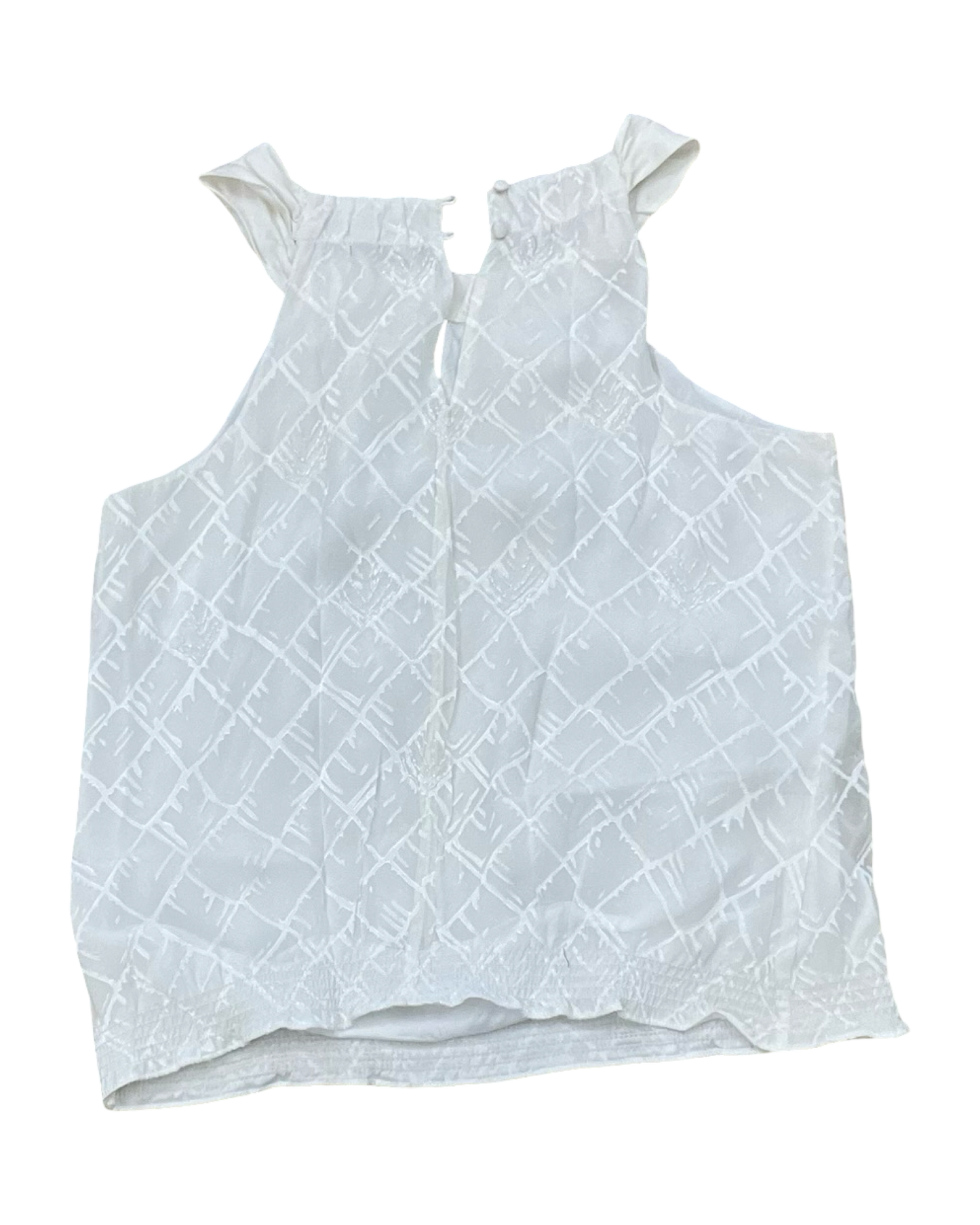 Top Sleeveless By White House Black Market In White, Size:S