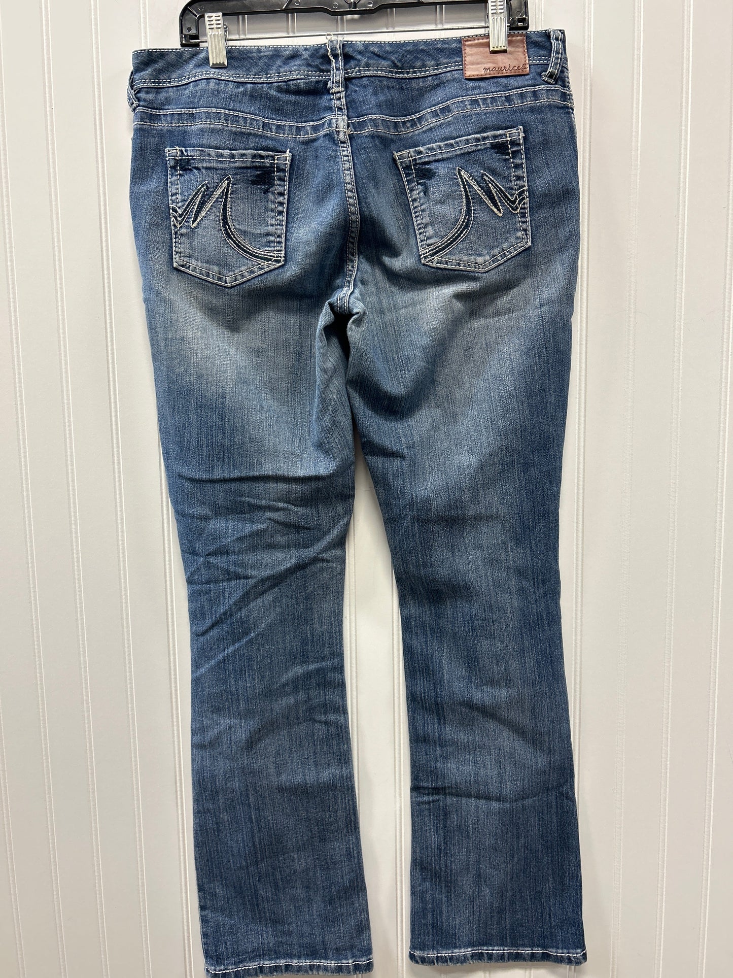 Jeans Flared By Maurices In Blue Denim, Size:12