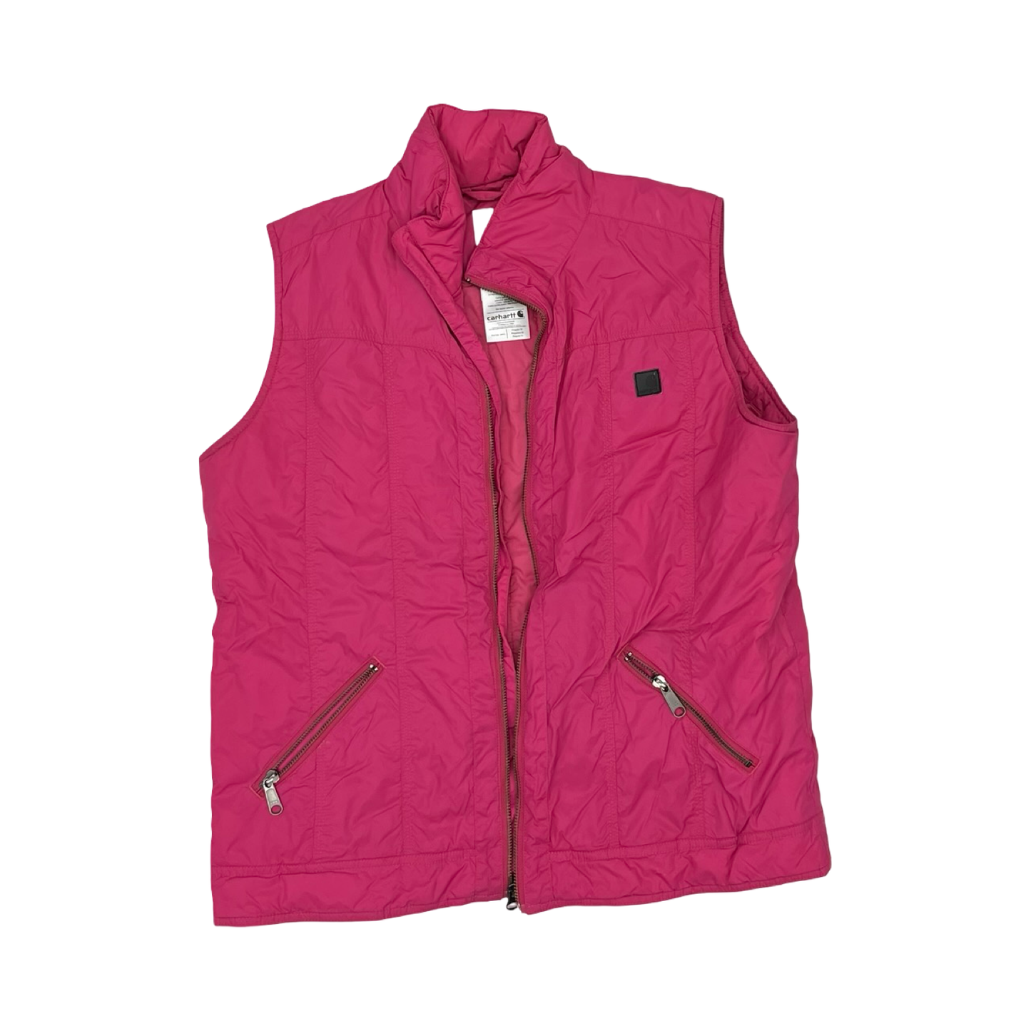 Vest Puffer & Quilted By Carhartt In Pink, Size:M