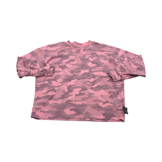 Athletic Sweatshirt Crewneck By Lululemon In Camouflage Print, Size:Xl