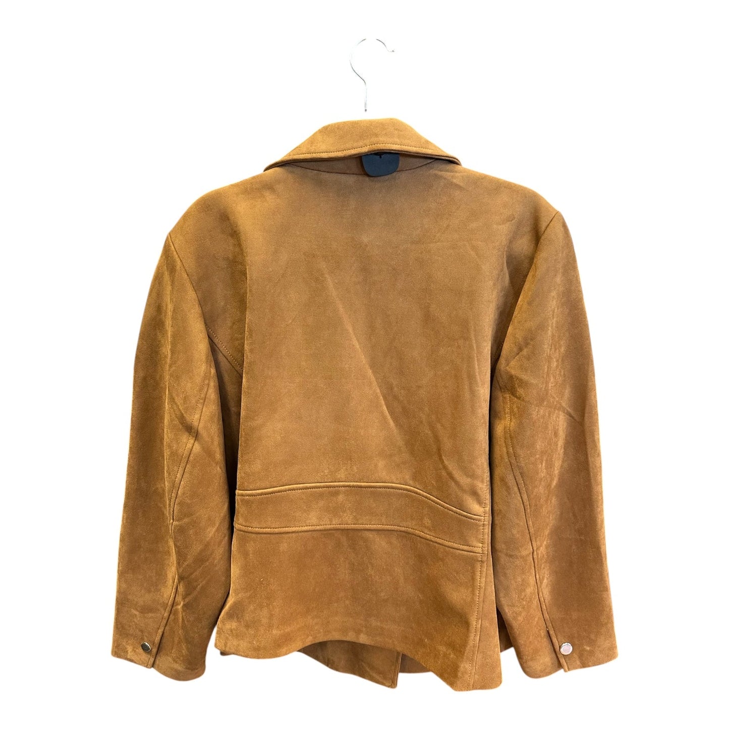 Jacket Moto By Talbots In Brown, Size:20