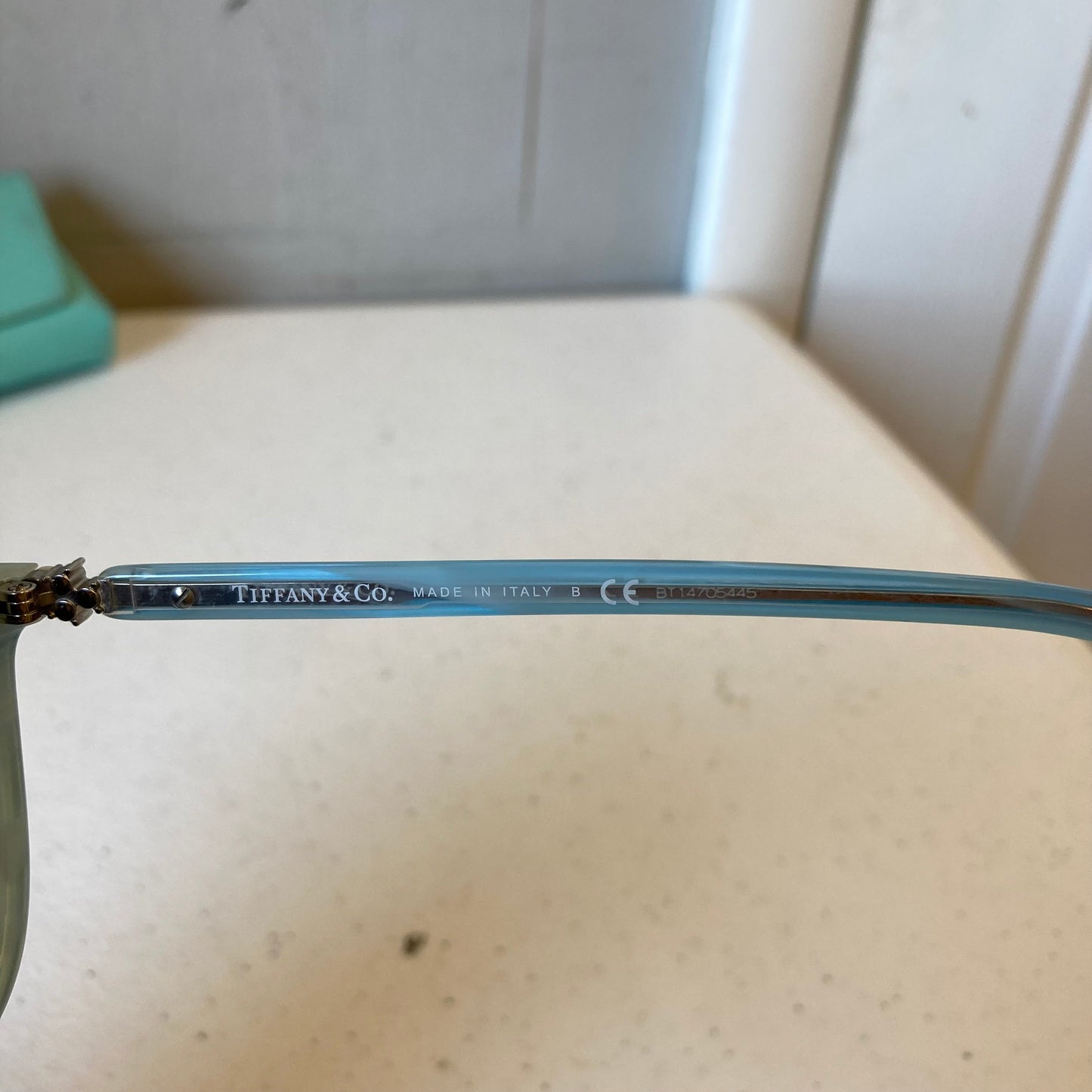 Sunglasses Luxury Designer By Tiffany And Company In Black & Blue