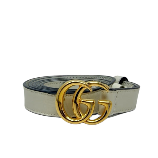 GG Marmont Thin Belt Luxury Designer By Gucci Size: Gucci 105, 42”