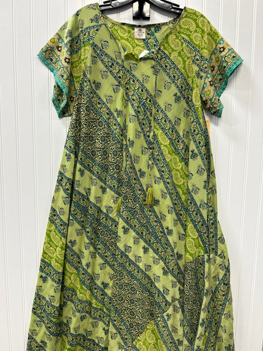 Dress Casual Maxi By Cmc In Green, Size:Osfm