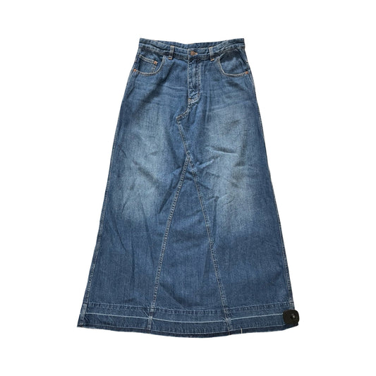 Skirt Maxi By Sundance In Blue Denim, Size:S